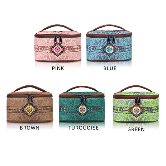 Wholesale Bohemian and Aztec Bucket Makeup Bag (MOQ:1pc per design)