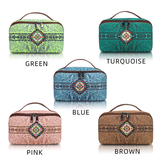 Wholesale Bohemian and Aztec Design Cosmetic Bag Organizer (MOQ:1pc per design)