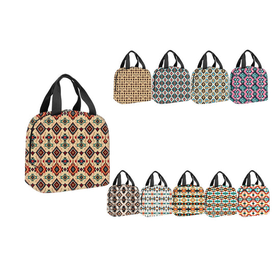 Western Style Aztec Series Lunch Bag  (MOQ:1pcs per design)