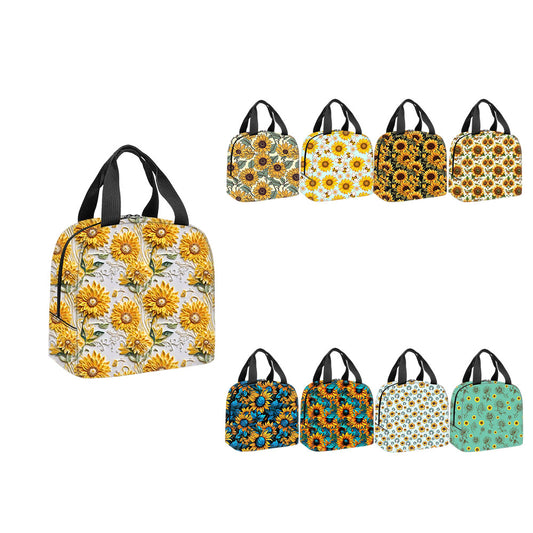 Western Style Sunflower Series Lunch Bag (MOQ:1pcs per design)