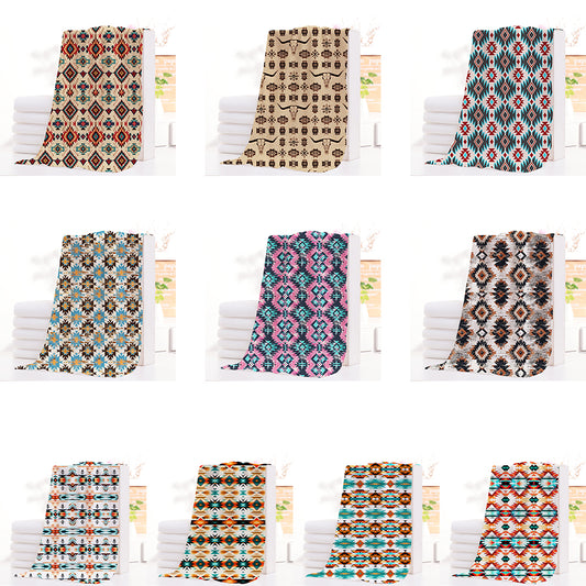 Western Style Aztec Series Bathroom Towels (MOQ:1pc per design)