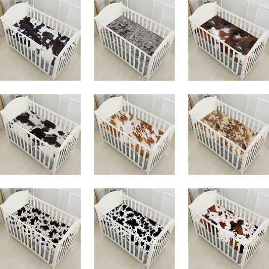 Western Style Cowhide Series Baby sheet (MOQ:1pc per design)