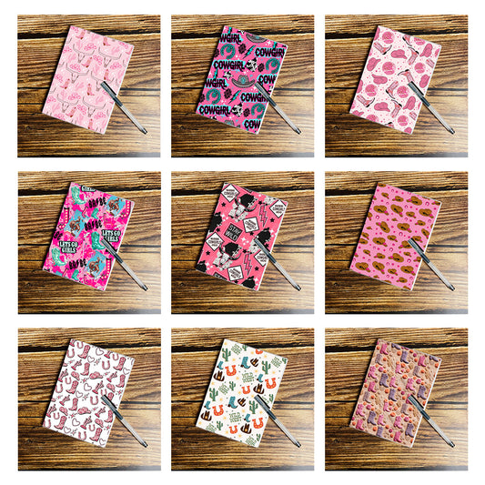Western Style Cowgirl Series Notebook (MOQ:1pc per design)