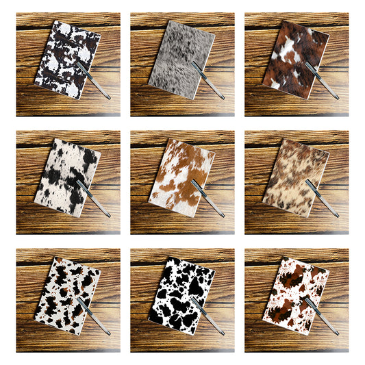 Western Style Cowhide Series Notebook (MOQ:1pc per design)